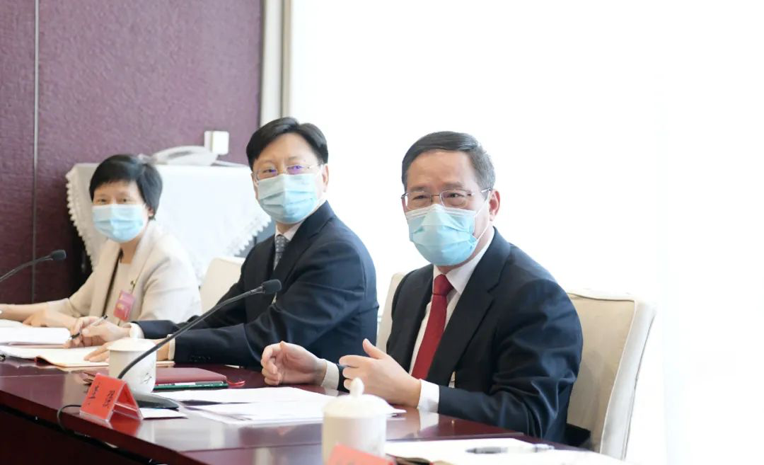 李強參加市級機關(guān)系統(tǒng)代表團小組審議，詳釋市委報告主題