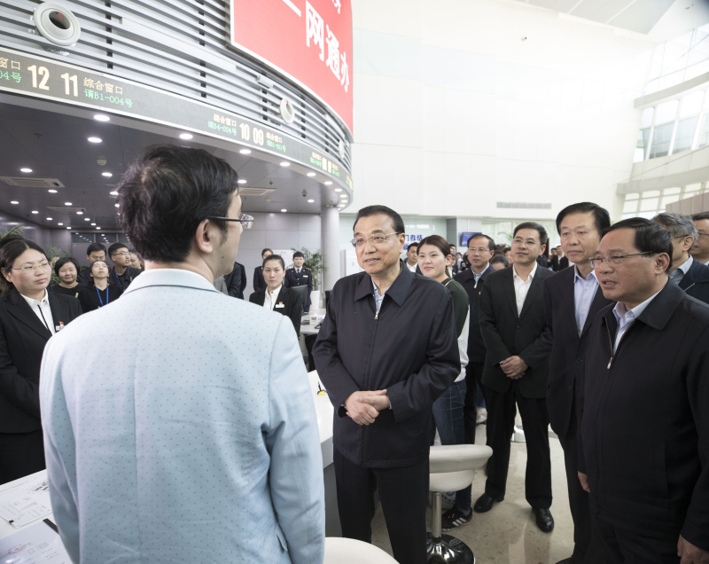 李克強在上海考察