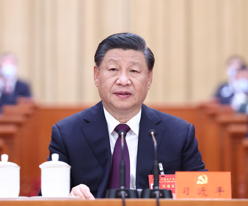 10月22日，中國共產(chǎn)黨第二十次全國代表大會在北京人民大會堂勝利閉幕。習近平同志主持大會。.jpg
