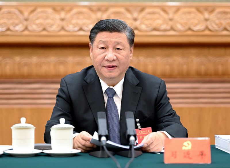 10月18日，中國共產(chǎn)黨第二十次全國代表大會主席團(tuán)在北京人民大會堂舉行第二次會議。.jpg